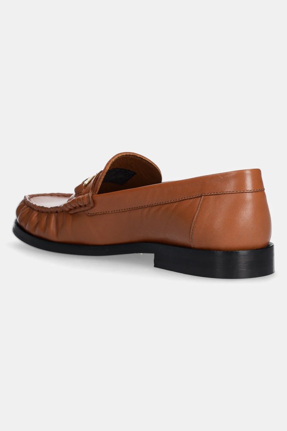 Încălțăminte Tommy Hilfiger mocasini de piele SOFT LEATHER HORSEBIT LOAFER FW0FW08414 maro