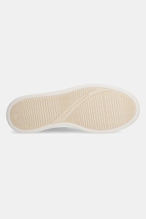 Nubukové tenisky Tommy Hilfiger MODERN COURT SNEAKER NUBUCK FW0FW08462 béžová