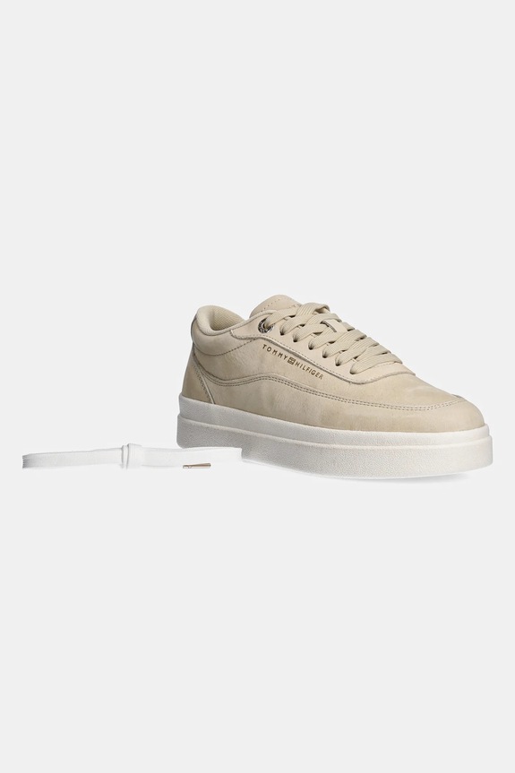 Nubukové tenisky Tommy Hilfiger MODERN COURT SNEAKER NUBUCK FW0FW08462