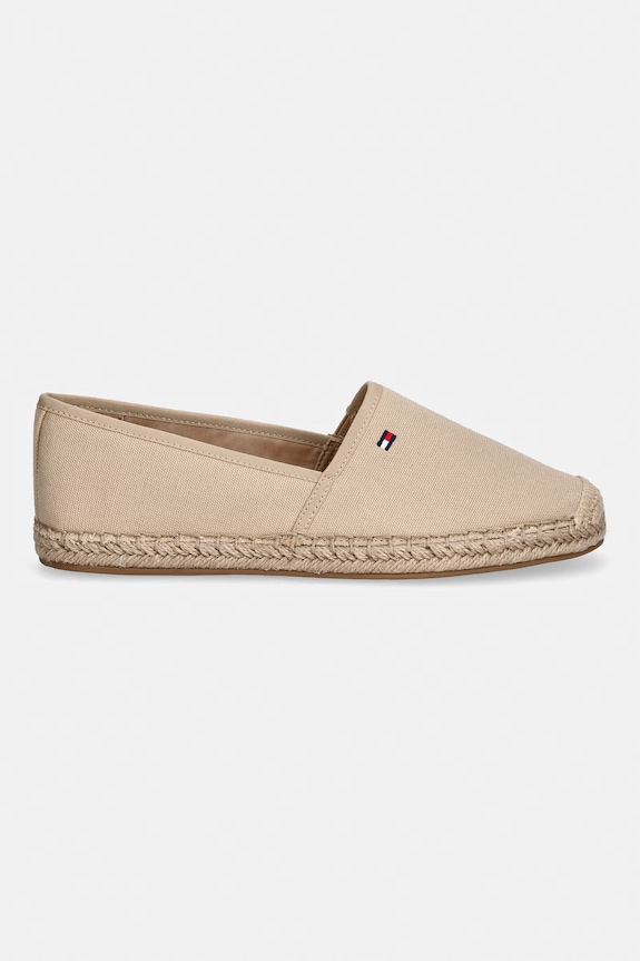 Tommy Hilfiger espadrile de damă FLAG CANVAS FW0FW08541 bej SS26