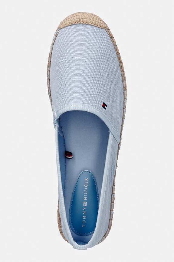 Tommy Hilfiger espadrile de damă FLAG CANVAS ESPADRILLE albastru FW0FW08541