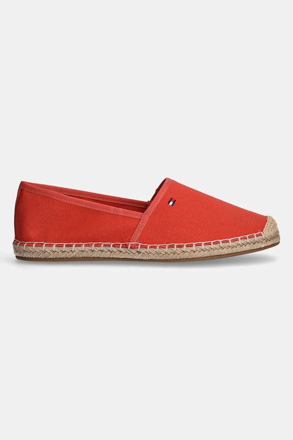 Tommy Hilfiger espadryle damskie FLAG CANVAS ESPADRILLE FW0FW08541 pomarańczowy SS26