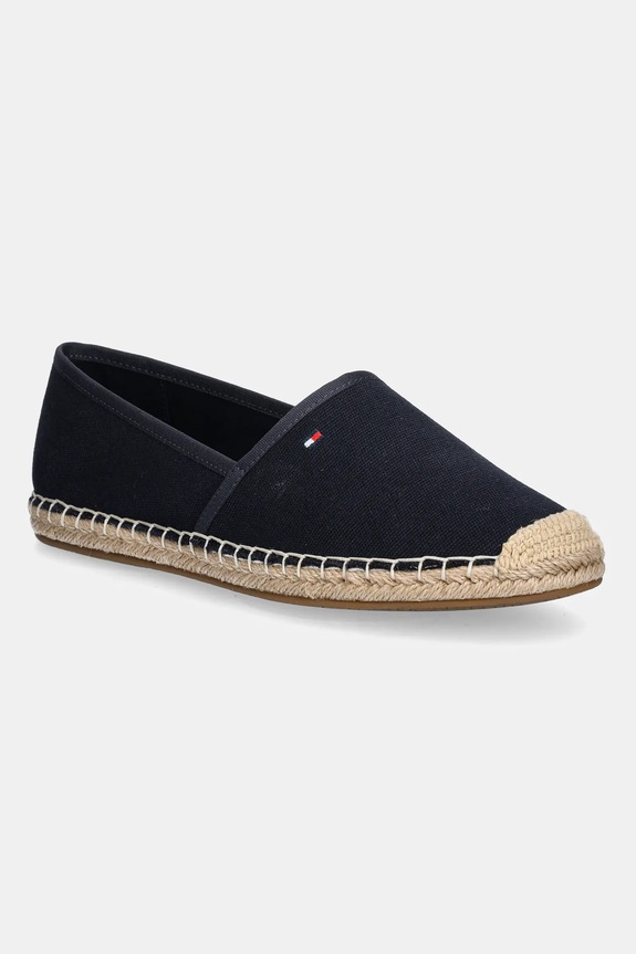 Tommy Hilfiger espadrile femei FLAG CANVAS ESPADRILLE textil bleumarin FW0FW08541