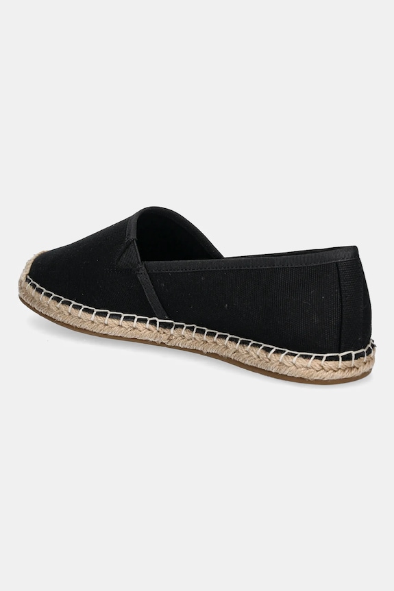 Încălțăminte Tommy Hilfiger espadrile de damă FLAG CANVAS ESPADRILLE FW0FW08541 negru