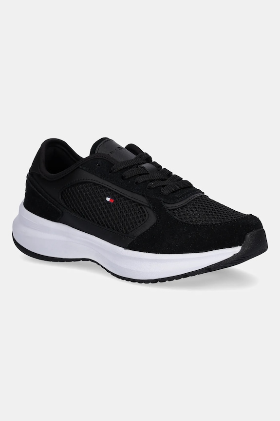 Tommy Hilfiger sneakers SPORTY RUNNER textil negru FW0FW08644