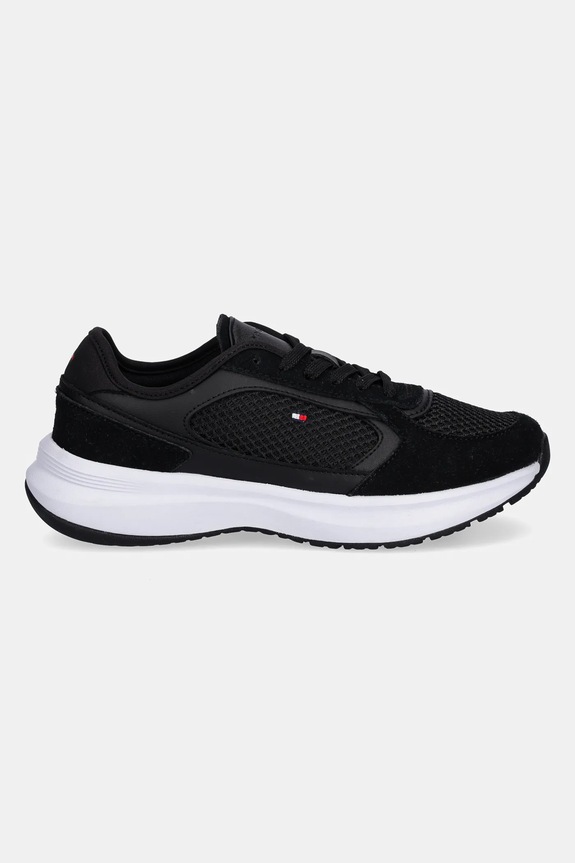 Tommy Hilfiger sneakers SPORTY RUNNER FW0FW08644 negru SS25
