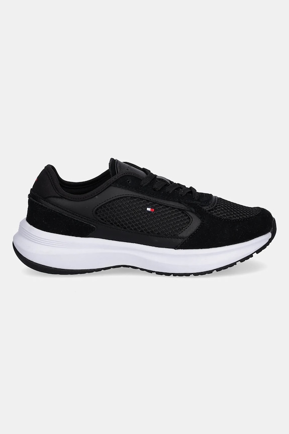 Tommy Hilfiger sneakers SPORTY RUNNER FW0FW08644 negru SS25