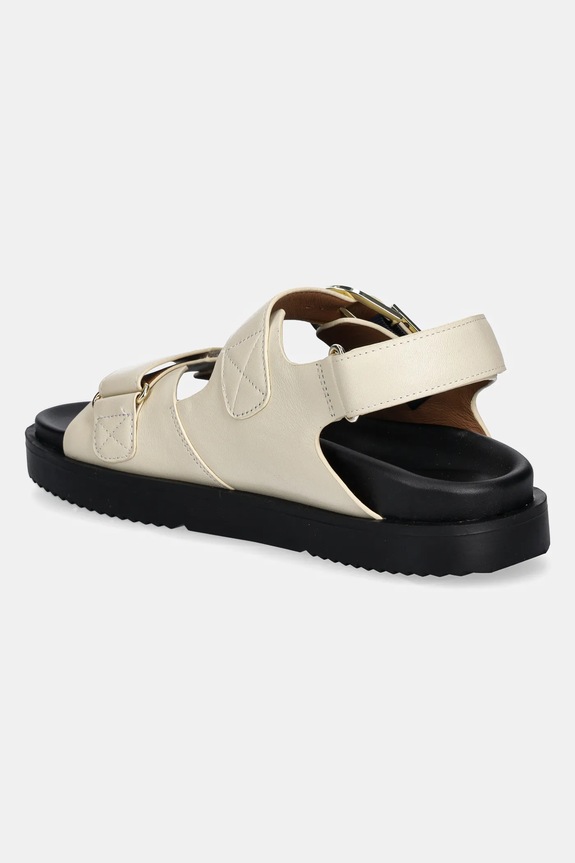 Παπούτσια Δερμάτινα σανδάλια Tommy Hilfiger LEATHER SPORTY SANDAL FW0FW08799 μπεζ