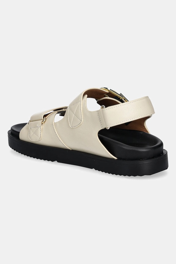 Παπούτσια Δερμάτινα σανδάλια Tommy Hilfiger LEATHER SPORTY SANDAL FW0FW08799 μπεζ