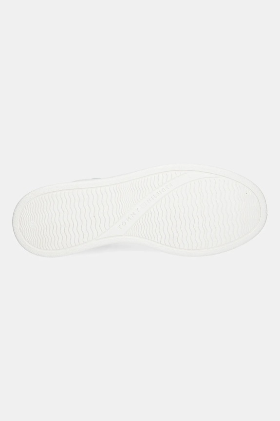 Kožené sneakers boty Tommy Hilfiger MODERN COURT SNEAKER LTHR FW0FW08800 bílá