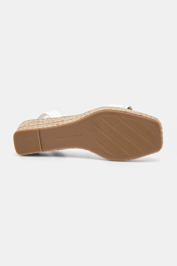 Πέδιλα Tommy Hilfiger TOMMY HILFIGER ESPAD MID WEDGE FW0FW08805 λευκό