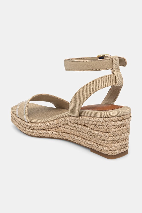 Παπούτσια Πέδιλα Tommy Hilfiger TOMMY HILFIGER ESPAD MID WEDGE FW0FW08805 μπεζ