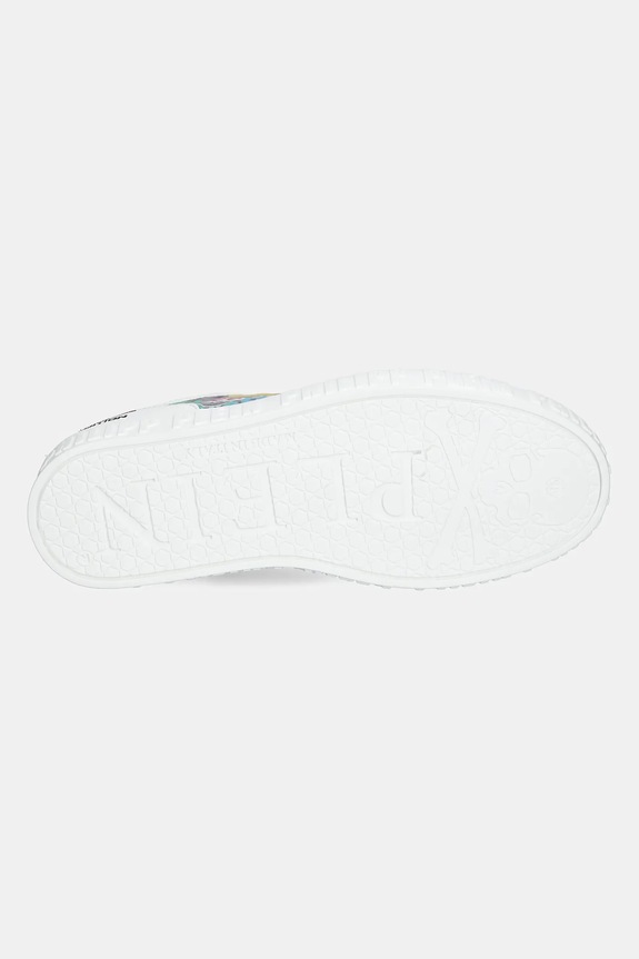 Usnjene superge Philipp Plein Nappa Lo-Top Smile USC0663.PLE010N.01 bela