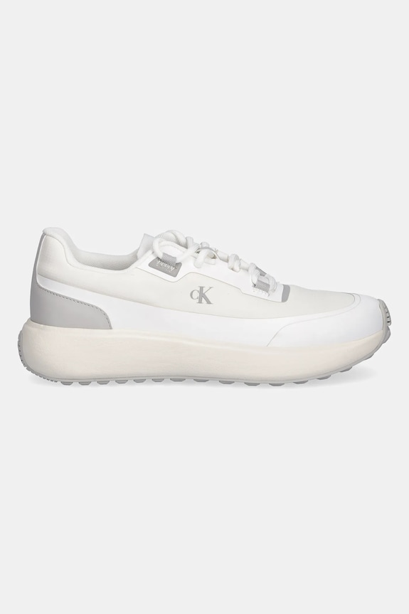 Superge Calvin Klein Jeans ATHLEISURE RUNNER LACEUP NT YW0YW01823 bela SS25