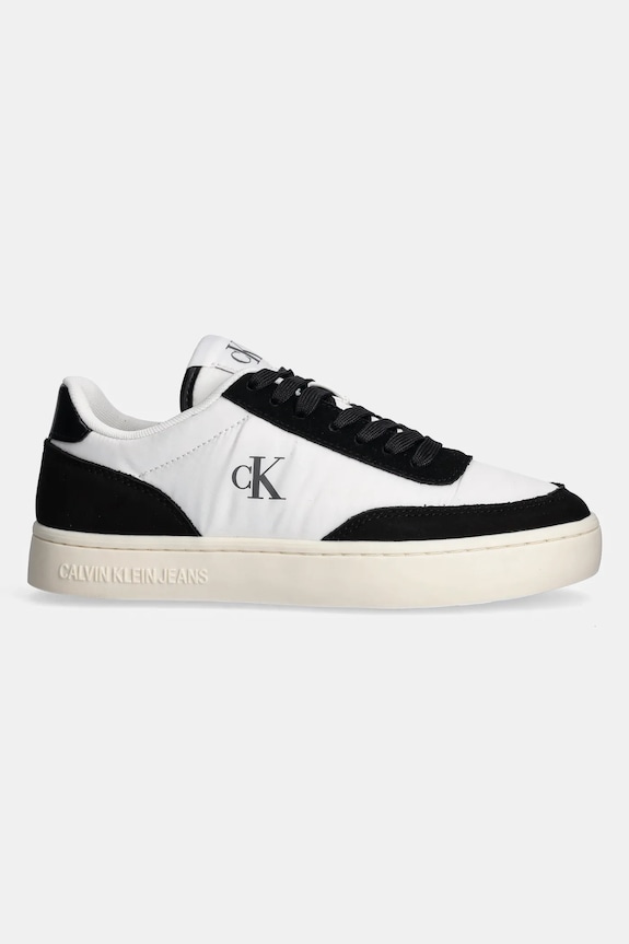 Tenisky Calvin Klein Jeans CLASSIC CUPSOLE MIX IN YW0YW01767 biela SS25