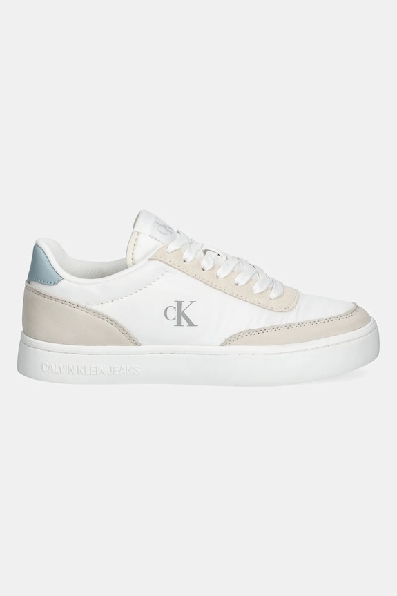 Tenisky Calvin Klein Jeans CLASSIC CUPSOLE MIX IN YW0YW01767 biela SS25
