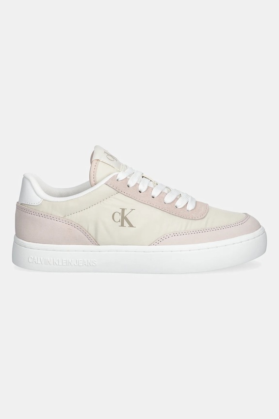 Sneakers boty Calvin Klein Jeans CLASSIC CUPSOLE MIX IN YW0YW01767 béžová SS25