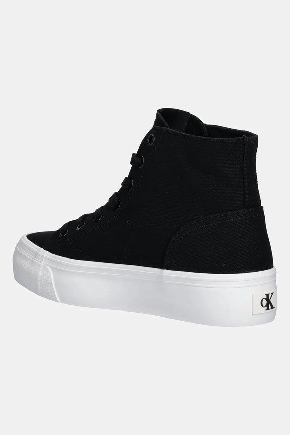 Obuv Tenisky Calvin Klein Jeans VULC FLATFORM MID CV MG YW0YW01764 čierna