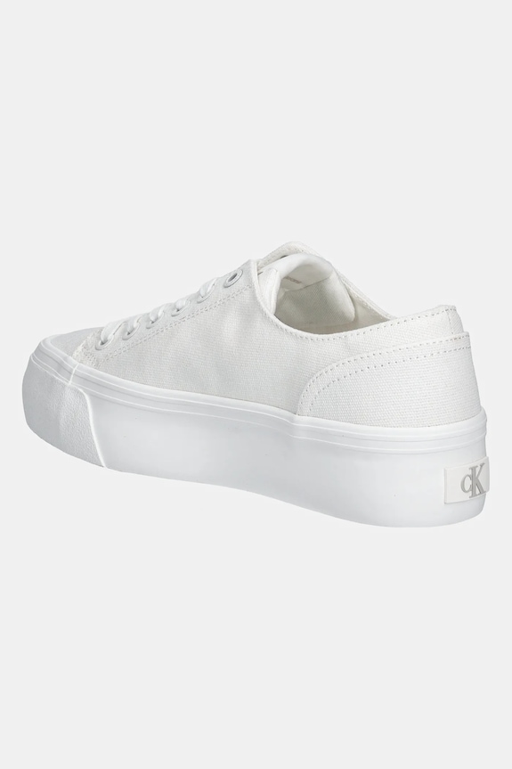 Încălțăminte Calvin Klein Jeans VULC FLATFORM LOW CV MG teniși femei YW0YW01763 alb