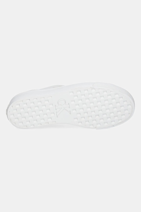 Calvin Klein Jeans VULC FLATFORM LOW CV MG teniși femei YW0YW01763 alb