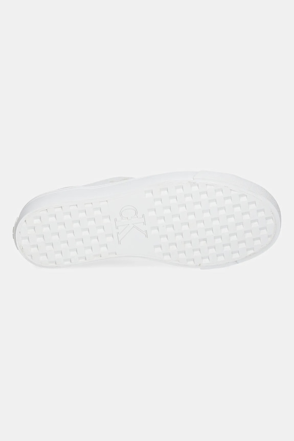 Calvin Klein Jeans VULC FLATFORM LOW CV MG teniși femei YW0YW01763 alb