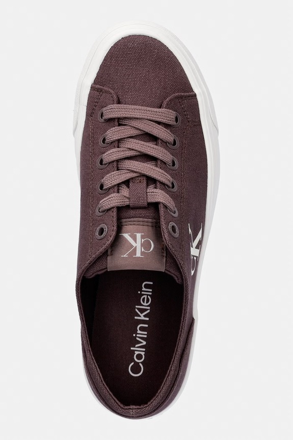 Calvin Klein Jeans VULC FLATFORM LOW CV MG teniși femei maro YW0YW01763
