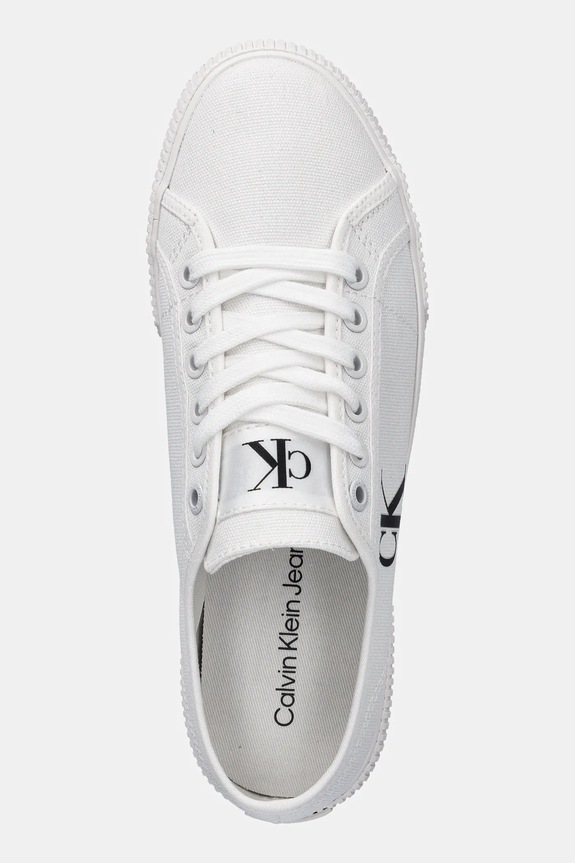 Calvin Klein Jeans tenisi ESS VULC LOW CV MG WN alb YW0YW01762