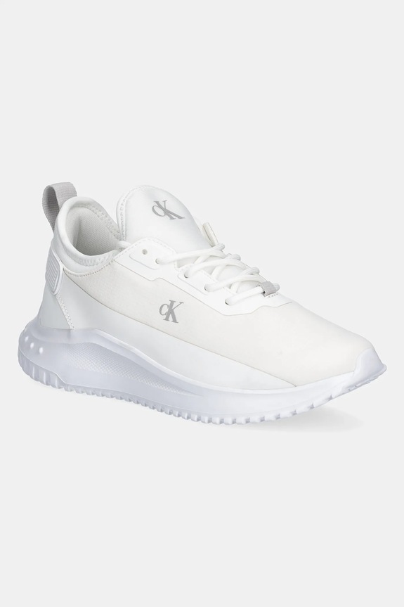 Calvin Klein Jeans sportcipő EVA RUNNER LOW LACE MIX IN Planet friendly fehér YW0YW01759