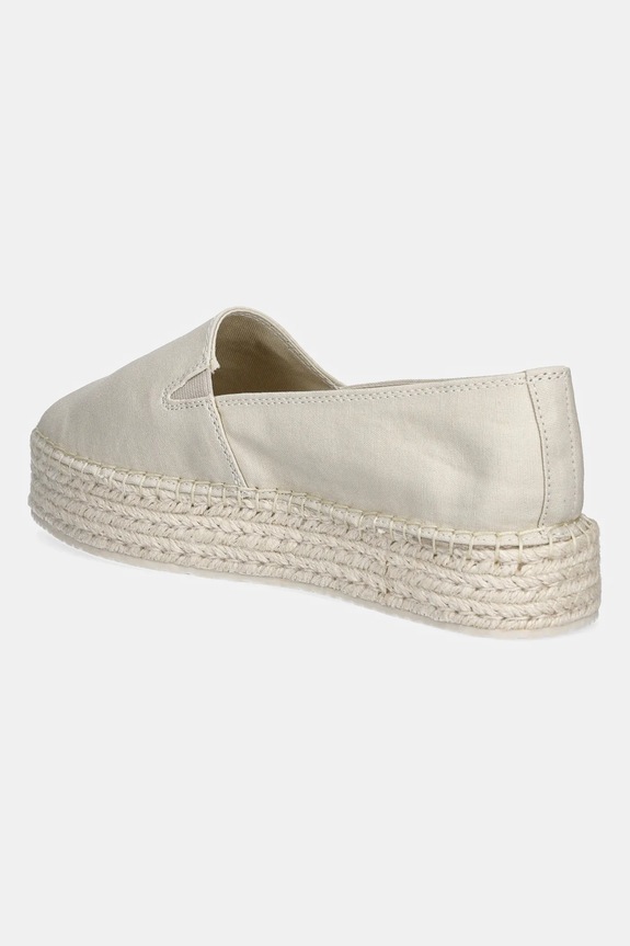 Obuwie Calvin Klein Jeans espadryle FLATFORM ESPADRILLE MG/HDW YW0YW01737 beżowy