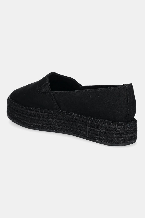Scarpe Calvin Klein Jeans espadrillas FLATFORM ESPADRILLE MG/HDW YW0YW01737 nero