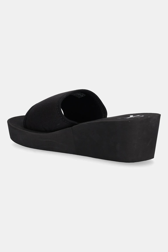 Παπούτσια Παντόφλες Calvin Klein Jeans BEACH WEDGE SLIDE CANVAS YW0YW01725 μαύρο