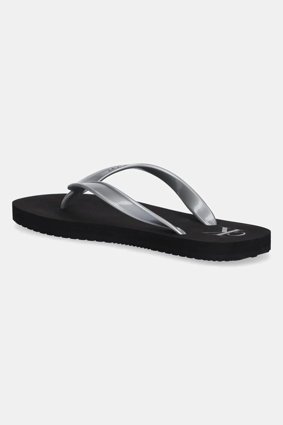 Παπούτσια Σαγιονάρες Calvin Klein Jeans BEACH SANDAL MONOLOGO TPU YW0YW01719 ασημί