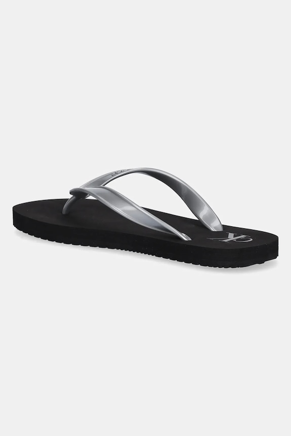 Scarpe Calvin Klein Jeans infradito BEACH SANDAL MONOLOGO TPU YW0YW01719 argento