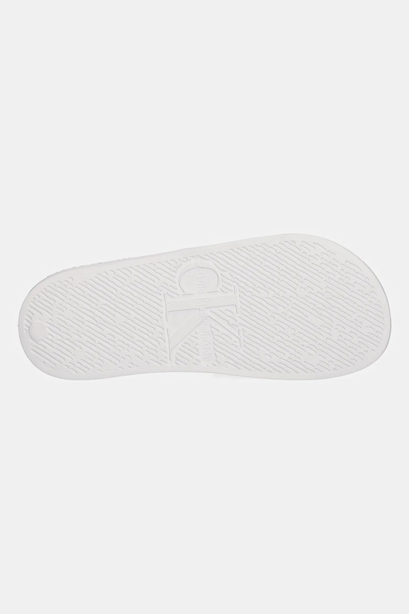 Calvin Klein Jeans klapki SLIDE MONOGRAM TPU YW0YW01715 biały