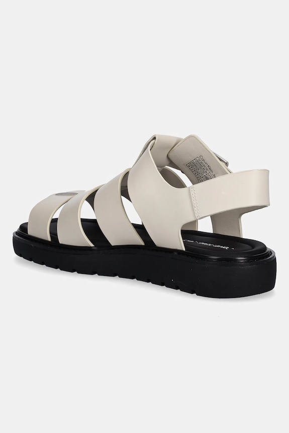 Boty Sandály Calvin Klein Jeans SQ MOLDED SDL FISHERMAN MG WN YW0YW01700 béžová