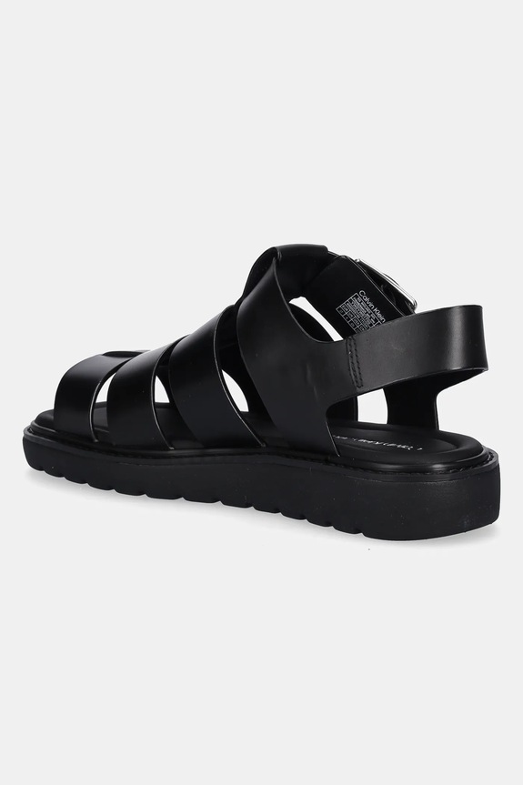 Boty Sandály Calvin Klein Jeans SQ MOLDED SDL FISHERMAN MG WN YW0YW01700 černá