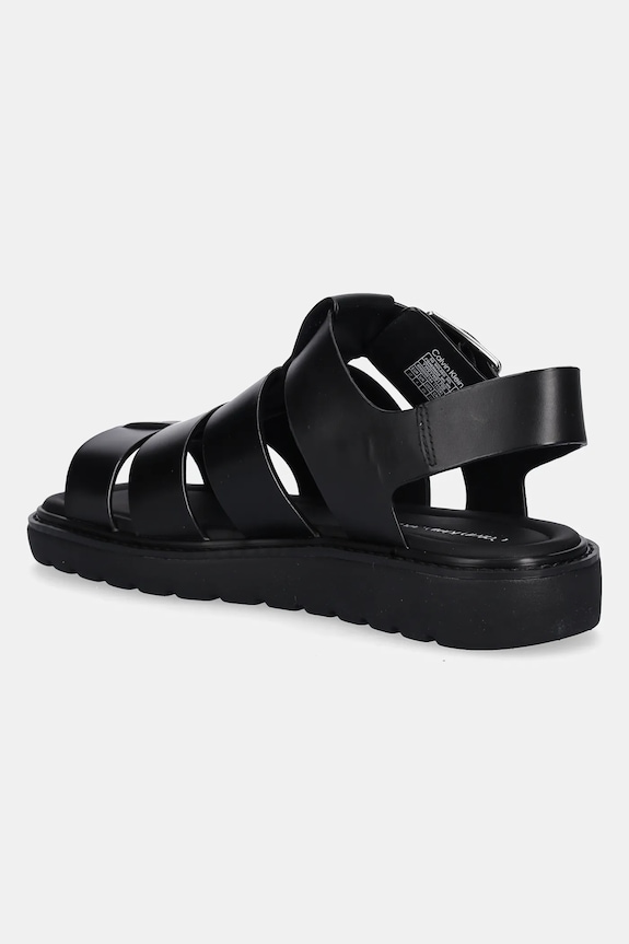 Boty Sandály Calvin Klein Jeans SQ MOLDED SDL FISHERMAN MG WN YW0YW01700 černá