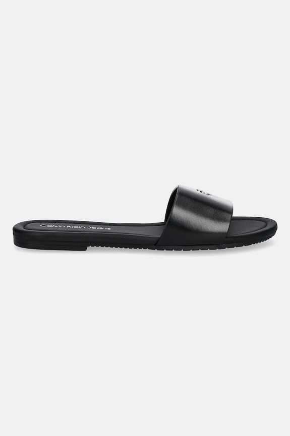 Calvin Klein Jeans klapki FLAT SANDAL SLIDE MG YW0YW01697 czarny SS25