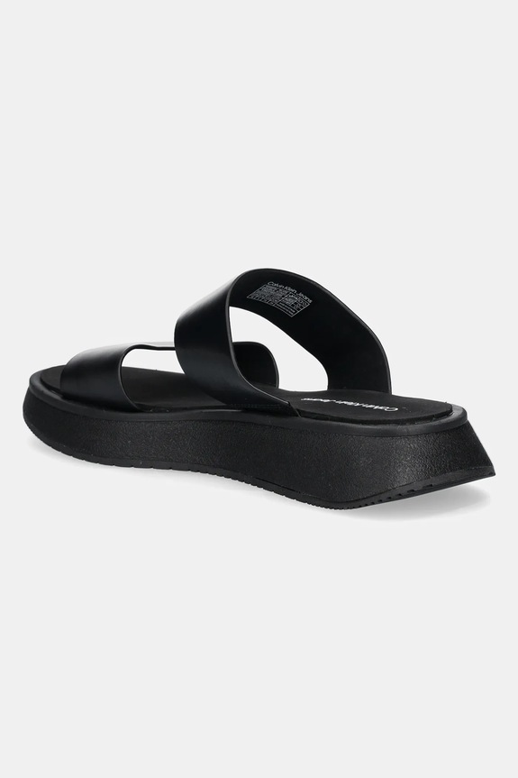 Obuv Šľapky Calvin Klein Jeans SANDAL SLIDE DOUBLE STRAP YW0YW01694 čierna