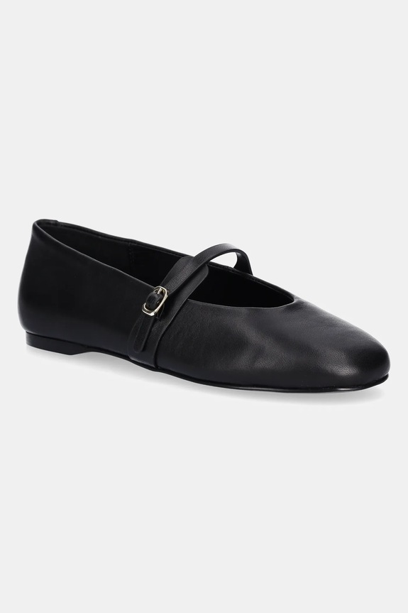 Kožené balerínky Steve Madden Rejoice usňová koža čierna SM11003565.017