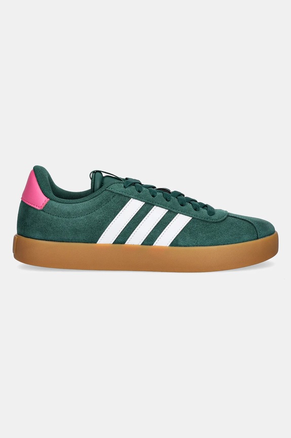 adidas sneakers din piele intoarsă Vl Court 3.0 JP7538 verde SS26