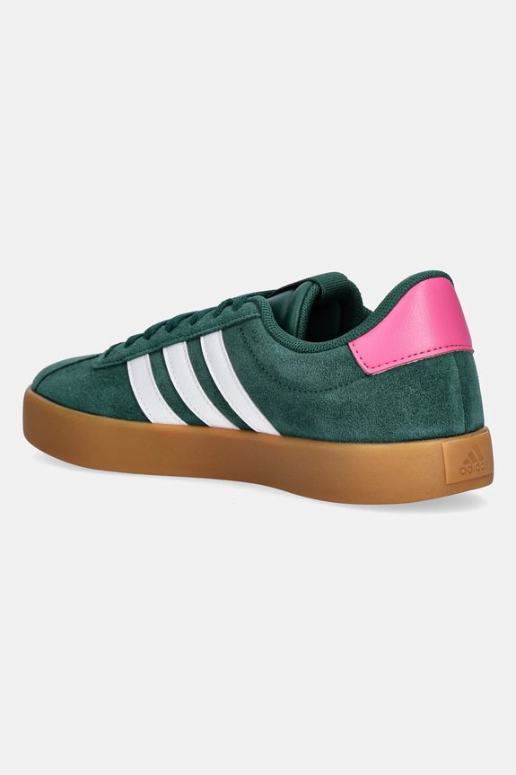 Încălțăminte adidas sneakers din piele intoarsă Vl Court 3.0 JP7538 verde