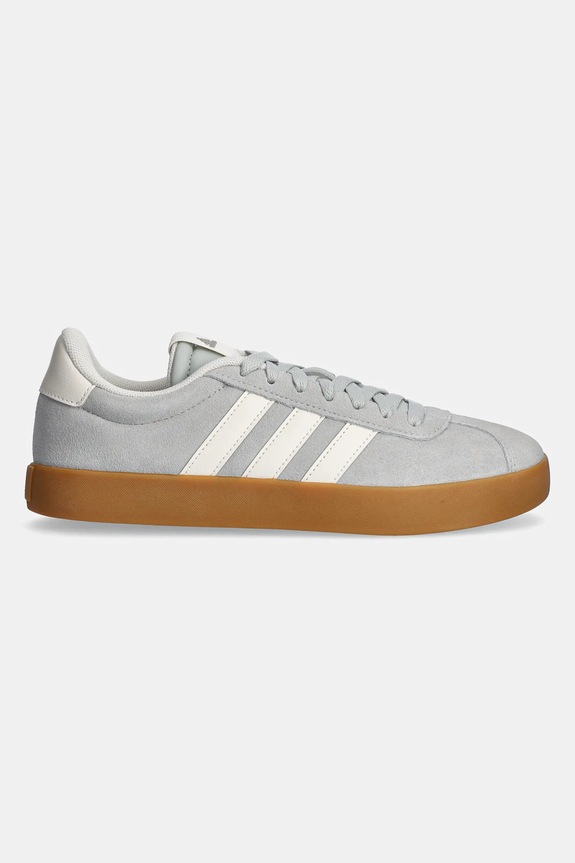 adidas sneakersy zamszowe Vl Court 3.0 JP7539 niebieski SS26