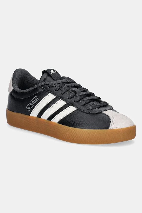 Sneakers boty adidas Vl Court 3.0 semišová kůže černá JS0504