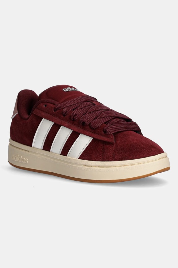 adidas sneakersy Grand Court Alpha 00S skóra zamszowa bordowy JI1716