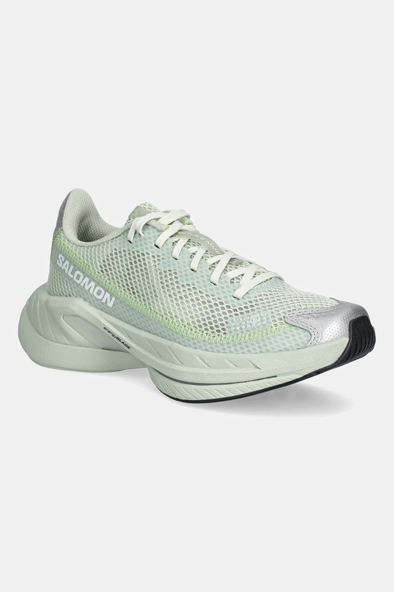 Sneakers MM6 Maison Margiela x Salomon SPECTUR 2 απομίμηση λείου δέρματος πράσινο S59WS0239.P8162