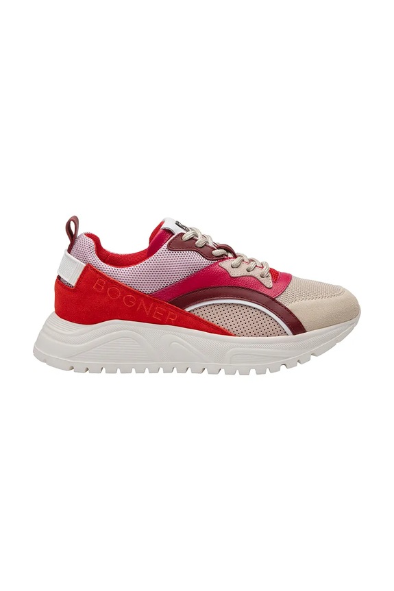 Bogner sportcipő MALAGA 22 nappa bőr piros 22521715