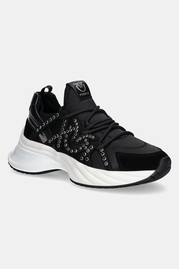 Pinko sneakersy Ariel syntetyczny czarny SS0085.T029.Z99