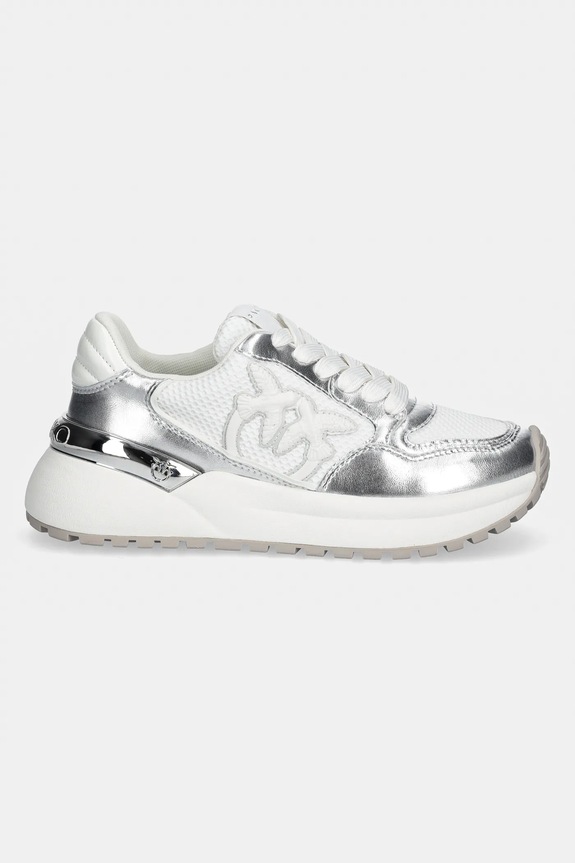 Pinko sneakersy Gem SS0055.E021.ZZF srebrny SS25