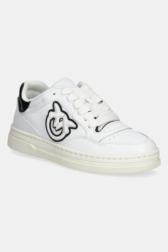 Pinko sneakersy Mandy imitacja skóry licowej biały SS0077.P001.ZZ1